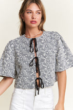 Blusa Vichy Tie