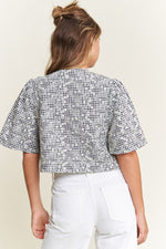 Blusa Vichy Tie