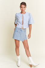 Blusa Vichy Tie