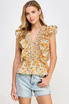 Blusa Floreada