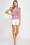 Blusa Floreada