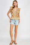 Blusa Floreada