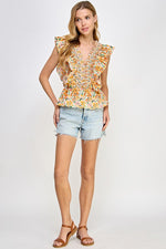Blusa Floreada