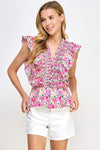 Blusa Floreada