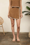 Contrast Skort