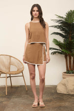 Contrast Skort