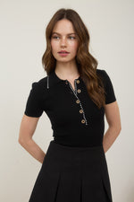 Blusa Botón Clásico