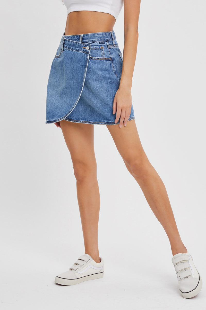 Wrap Skirt Denim - Cello