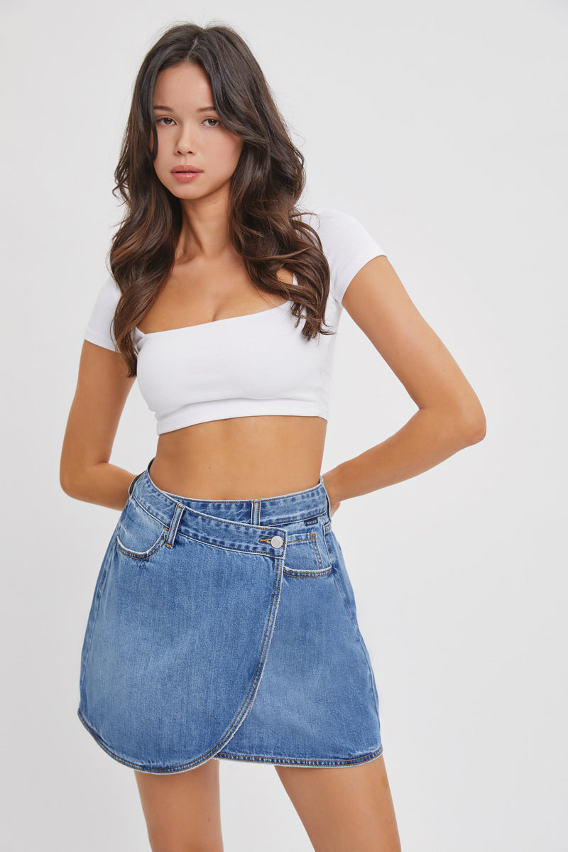 Wrap Skirt Denim - Cello