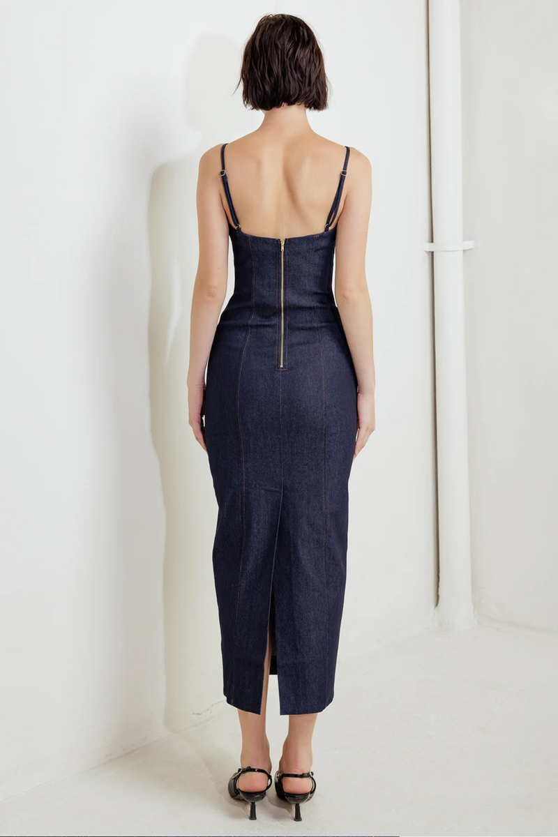Vestido Denim Pencil