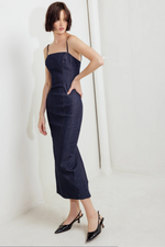 Vestido Denim Pencil