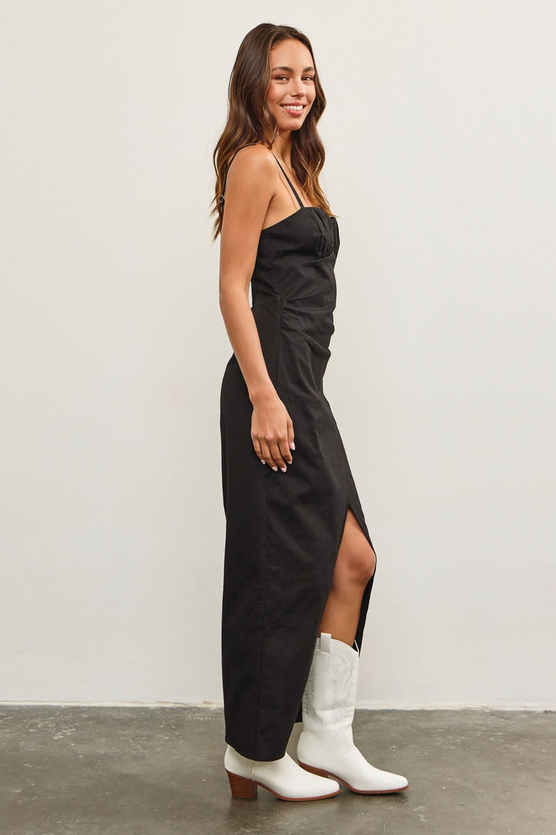 Vestido Midi Liso