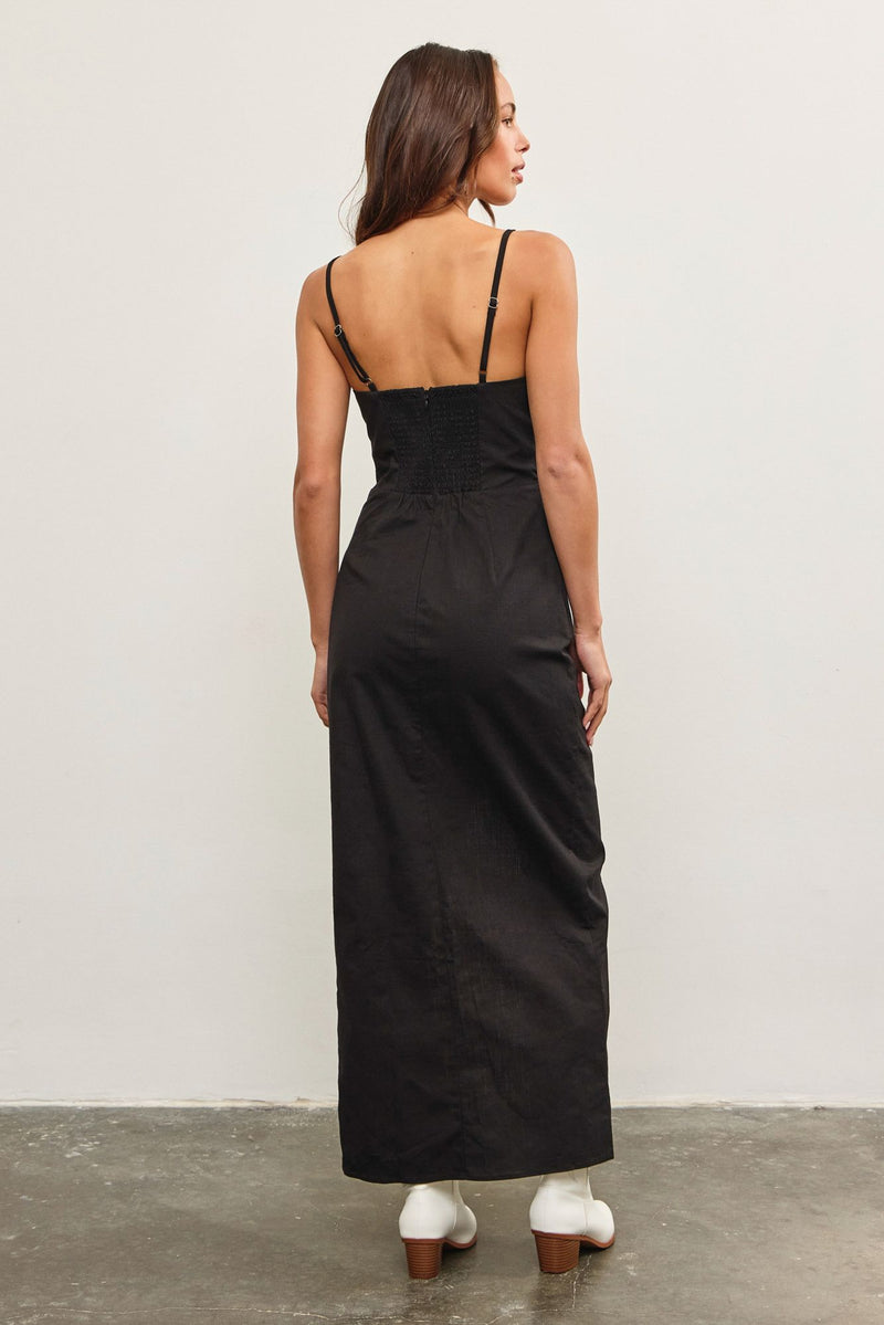 Vestido Midi Liso