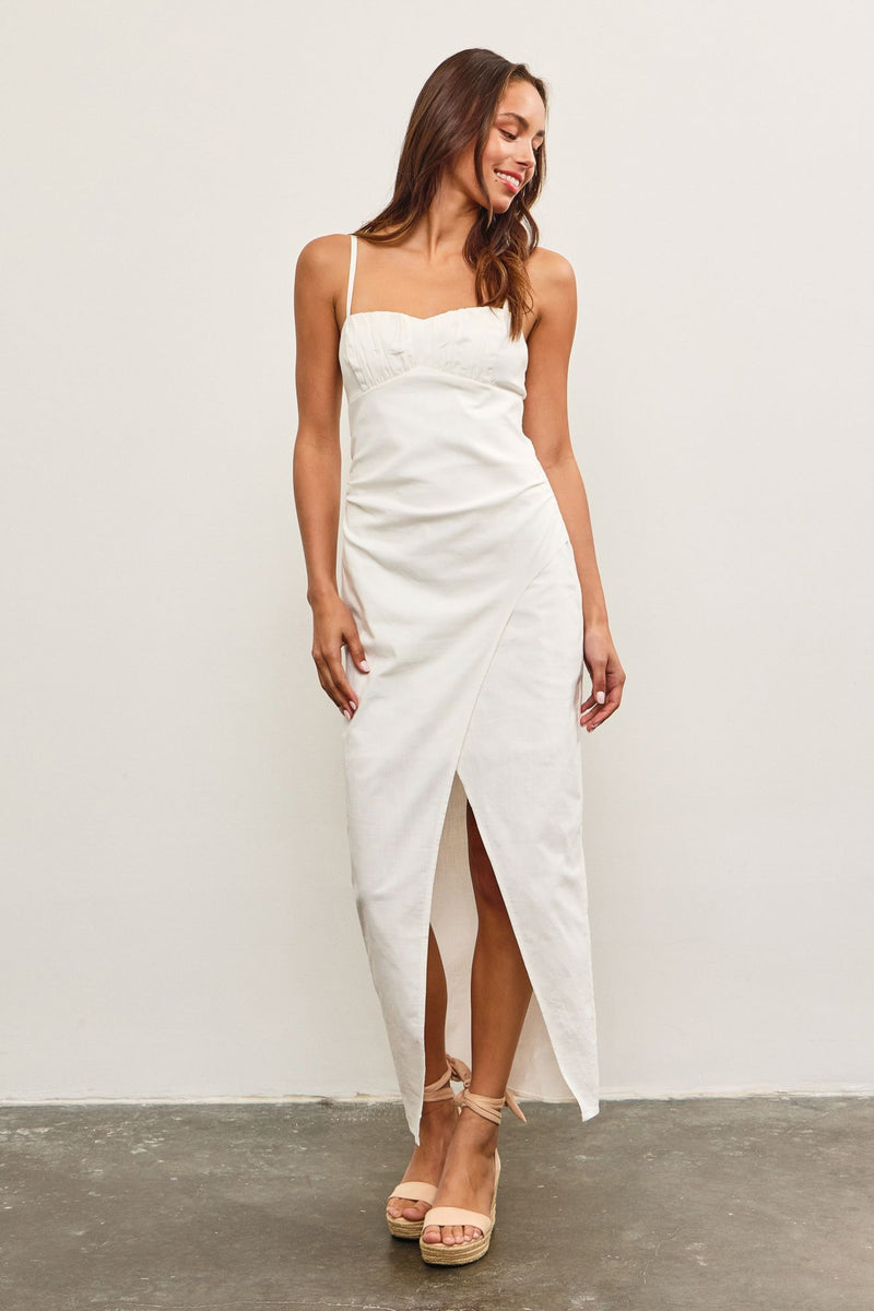 Vestido Midi Liso