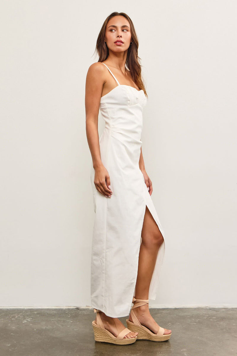Vestido Midi Liso