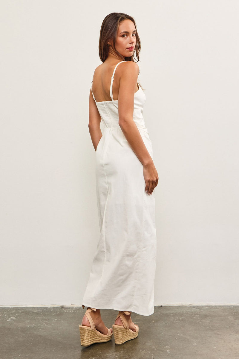 Vestido Midi Liso